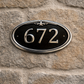 House number plaque / hotel room plaque