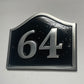 Number sign cast aluminium 