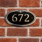 House number plaque / hotel room plaque
