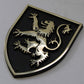 Scottish lion bronze shield