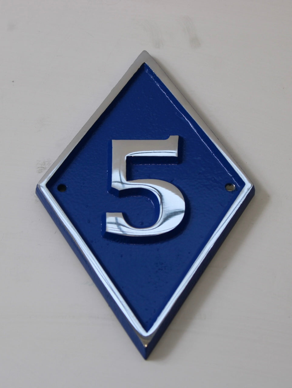Diamond House Number Sign