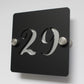 Black Acrylic house sign