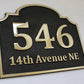 Bronze Address Plaque