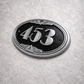 Cast Aluminium Oval House Number Sign – Art Deco Hotel Room Number Plaque