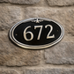 House number plaque / hotel room plaque