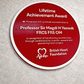 lifetime achievement plaque custom