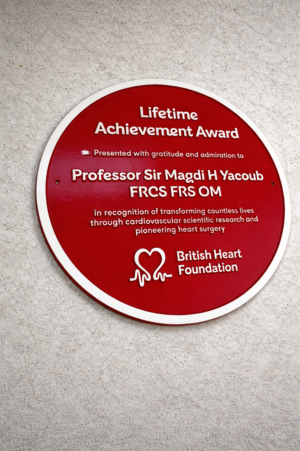 lifetime achievement plaque custom