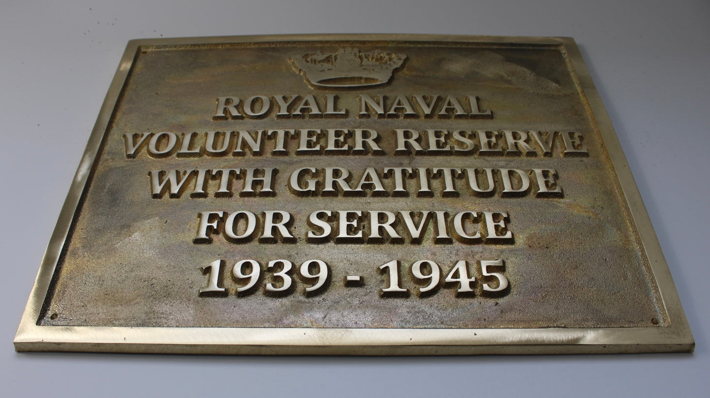 Raw Bronze Plaque