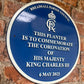 blue heritage plaque