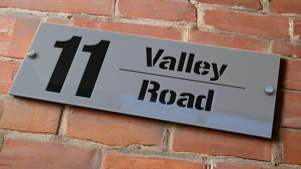 Acrylic House Address Signs