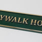 Long name sign in bronze