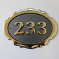 Traditional house sign