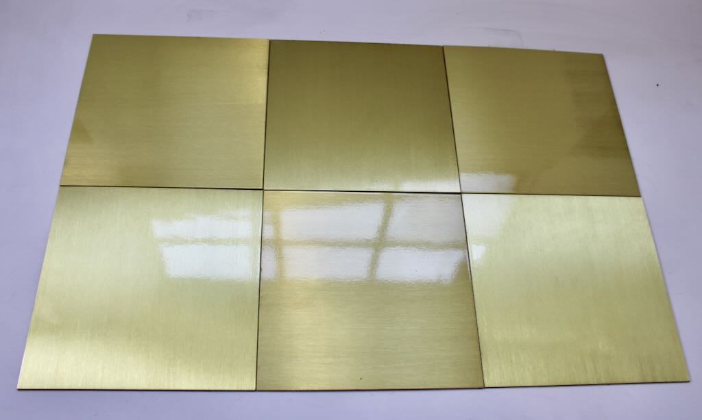 Brushed Brass - Metallic - Wall Panels