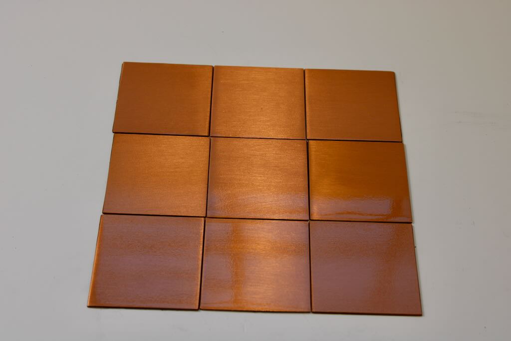 Copper Brushed Tiles