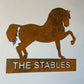 the stables horse sign