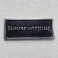 Custom Cast Aluminium Hotel Door Sign | Personalised Hotel Room & Facility Sign | Satin Finish | Choice of Colours & Sizes | Made in Britain