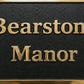 Cast Bronze Rectangular Name Plaque