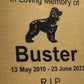 Personalised Brass Pet Memorial plaque
