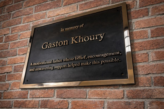 silicon bronze plaque