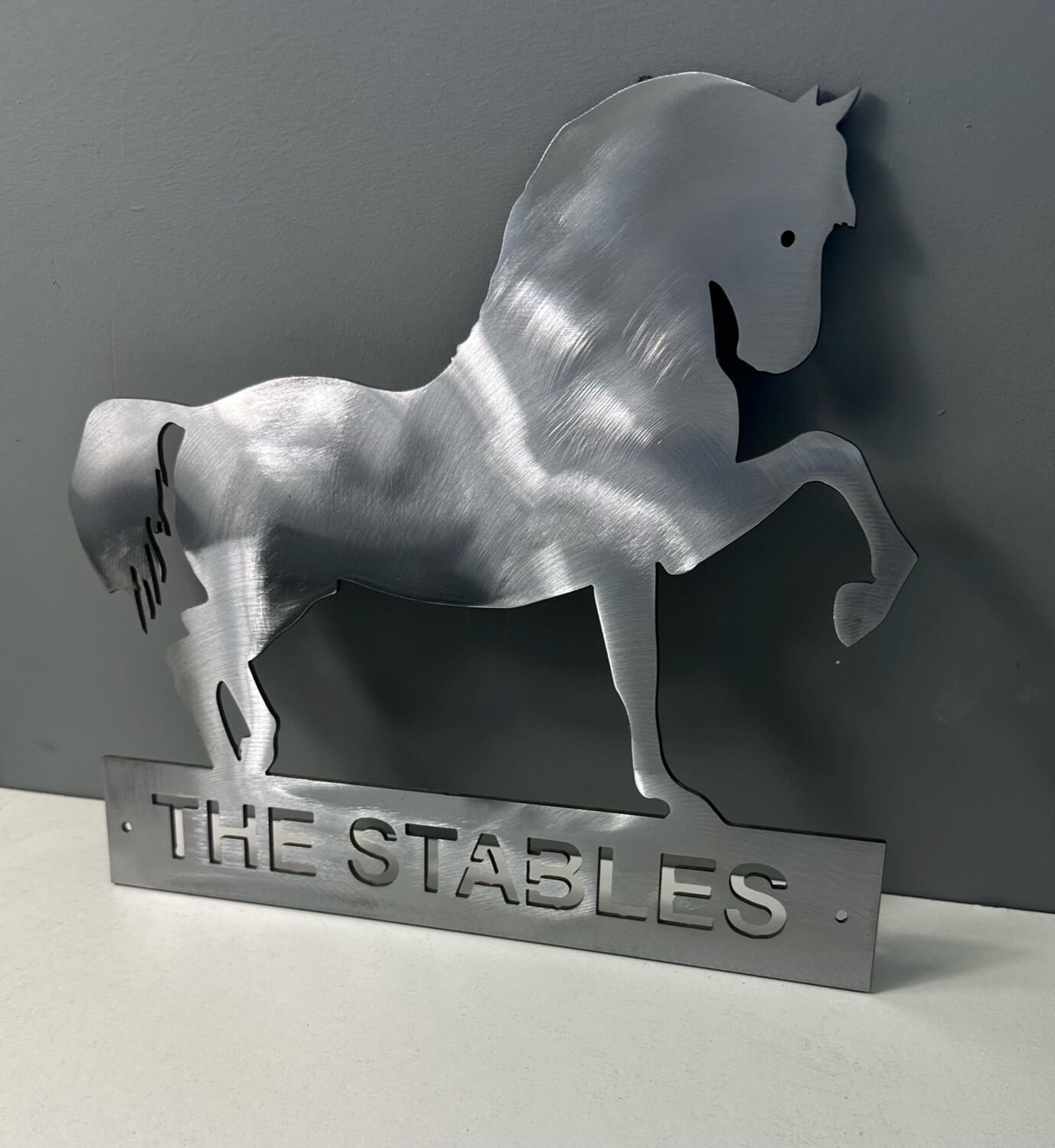 Stable Sign Racing Field Horse Equestrian Sign