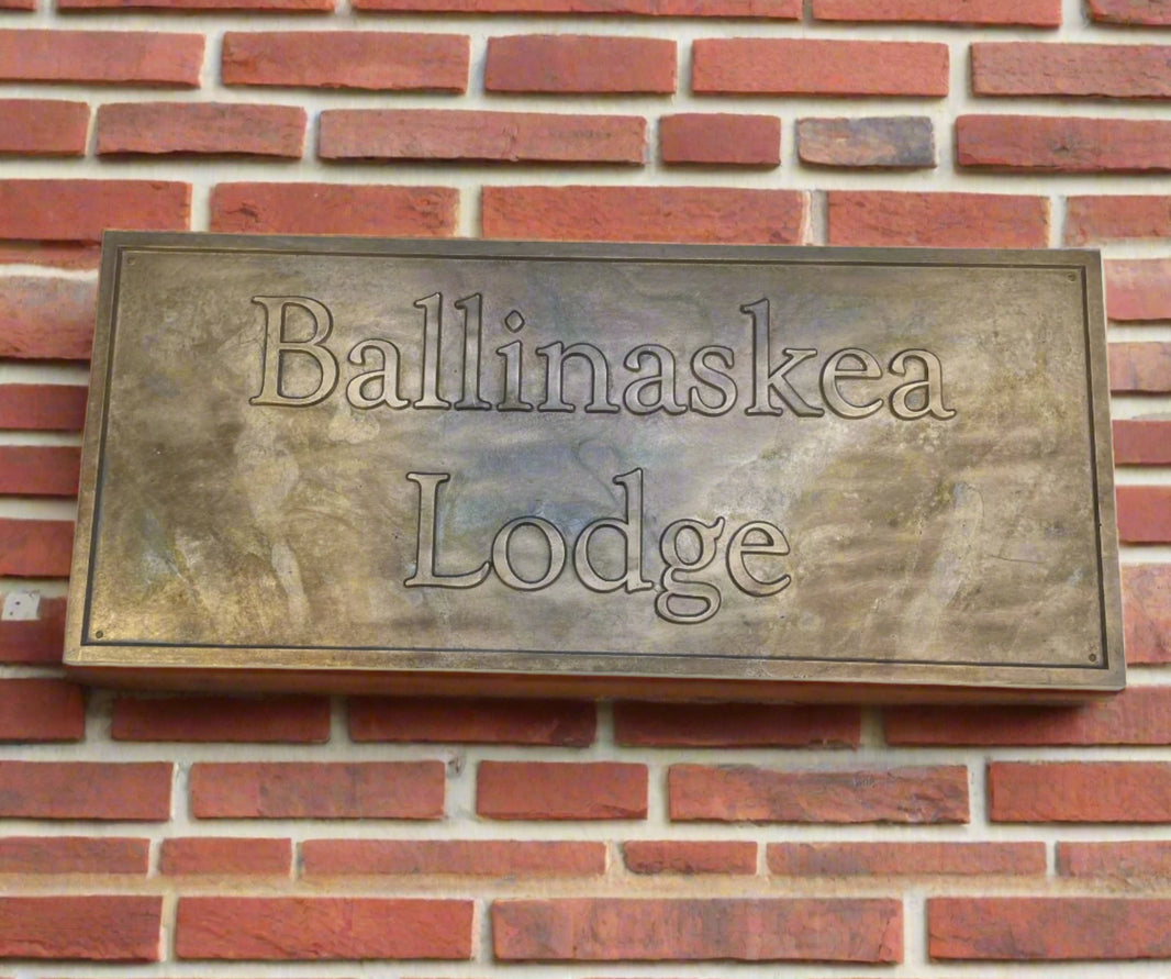 Bronze Signs | Bronze Address Plaque