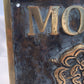 Metal House Sign Bronze with Tudor Rose