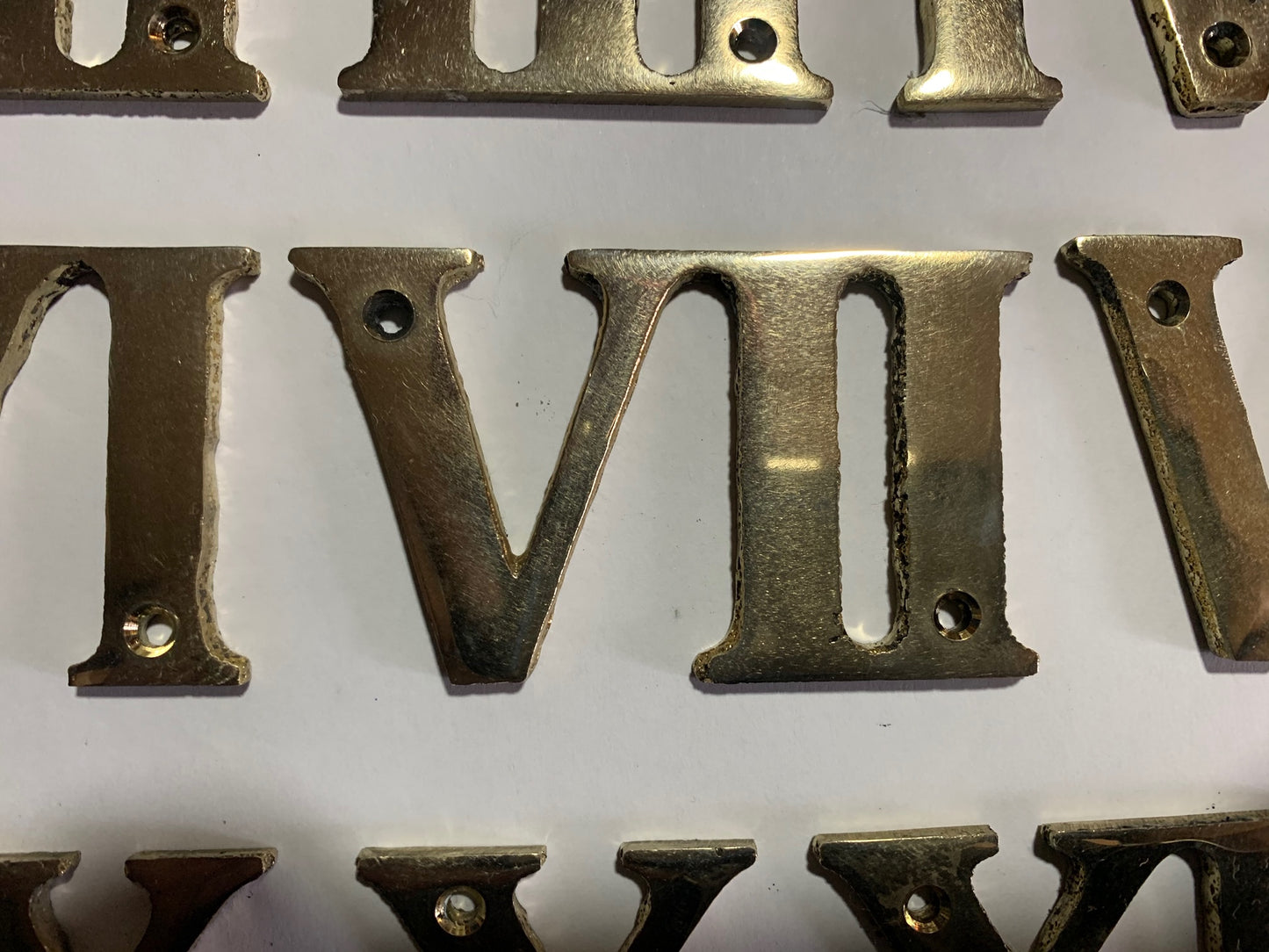 Metal House Numbers Roman Numerals 