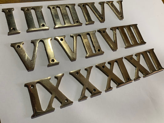Metal House Numbers Roman Numerals 