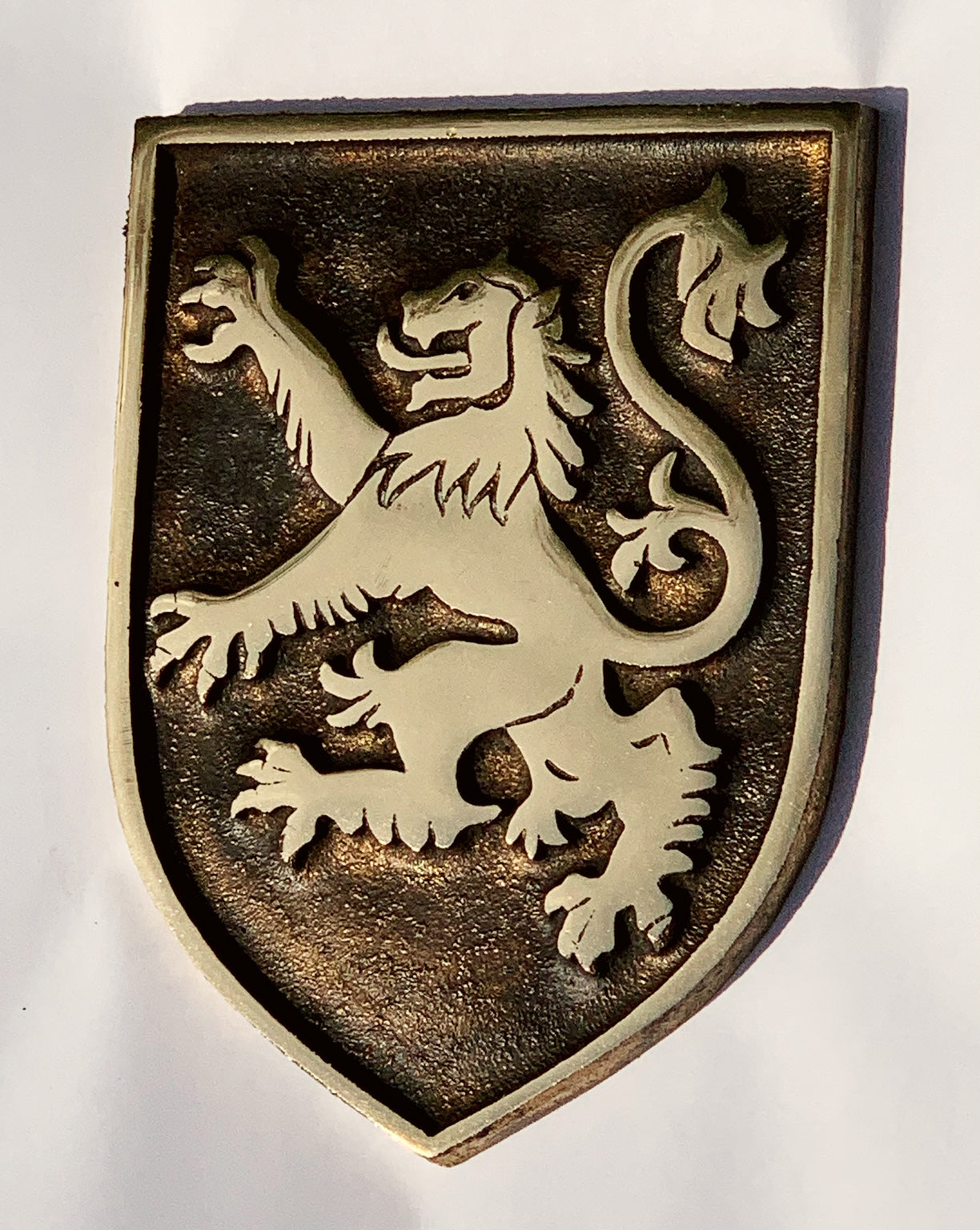 Bronze Shields Scottish lion