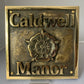 Metal House Sign Bronze with Tudor Rose