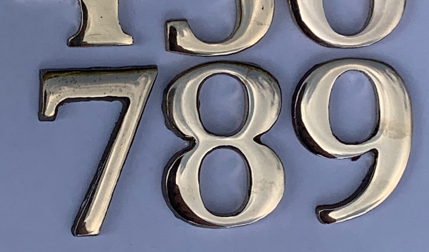 Metal House Numbers