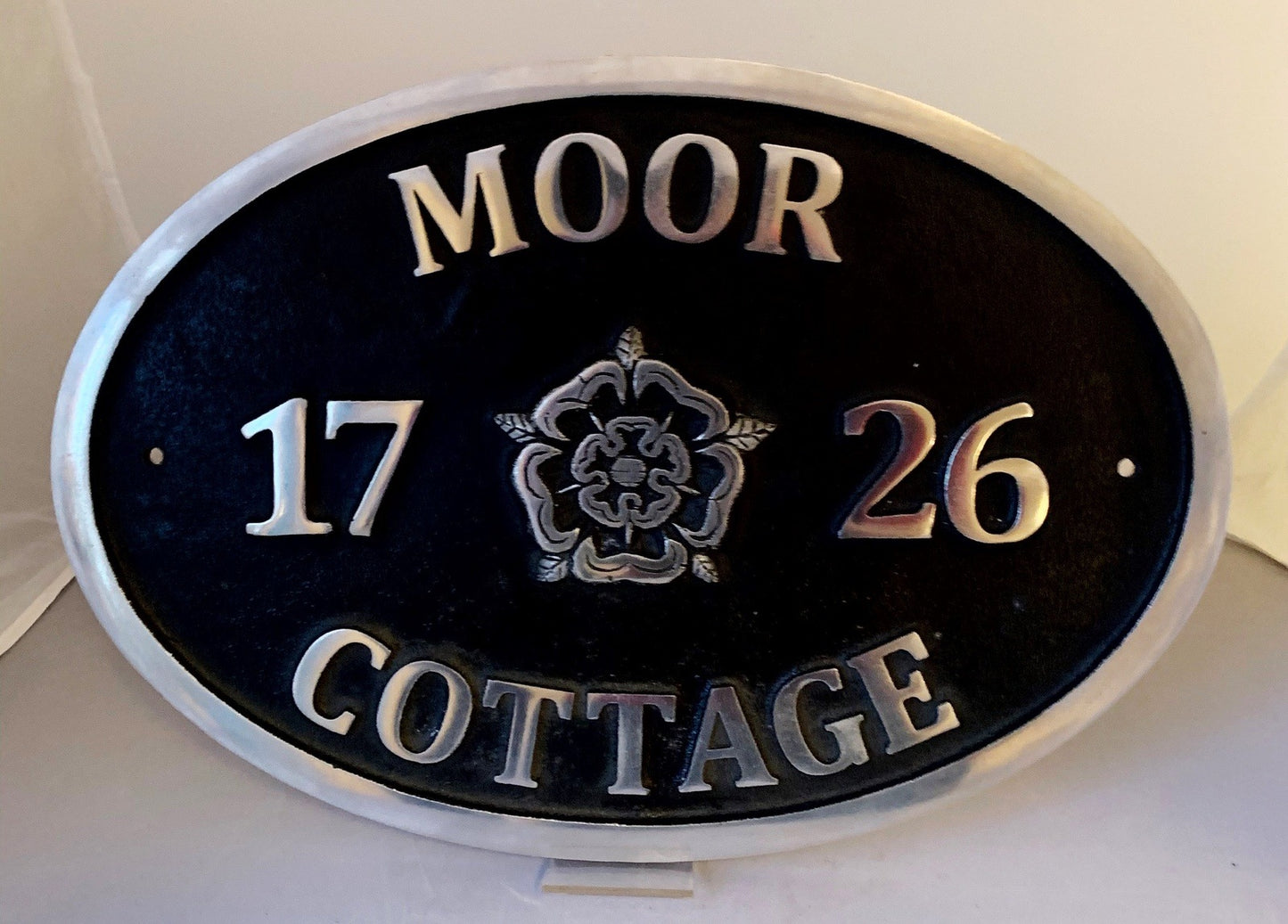 House Name Sign with Tudor Rose