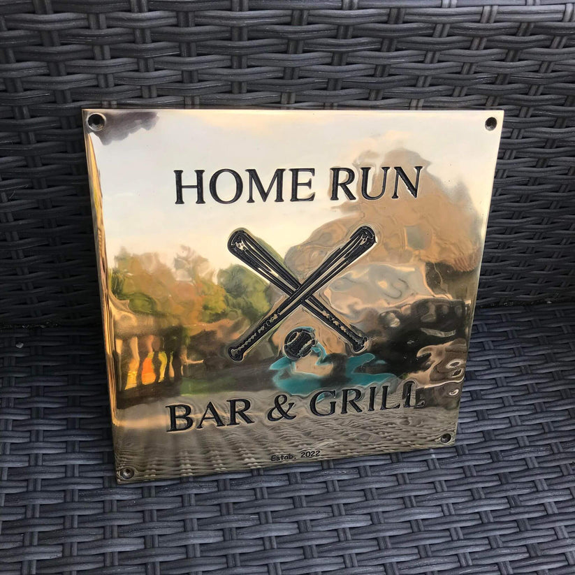 Custom Name Plates in Bronze