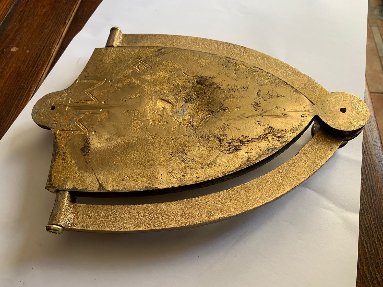 bronze Shields with knocker