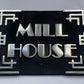 Metal House Name Sign Art Deco 