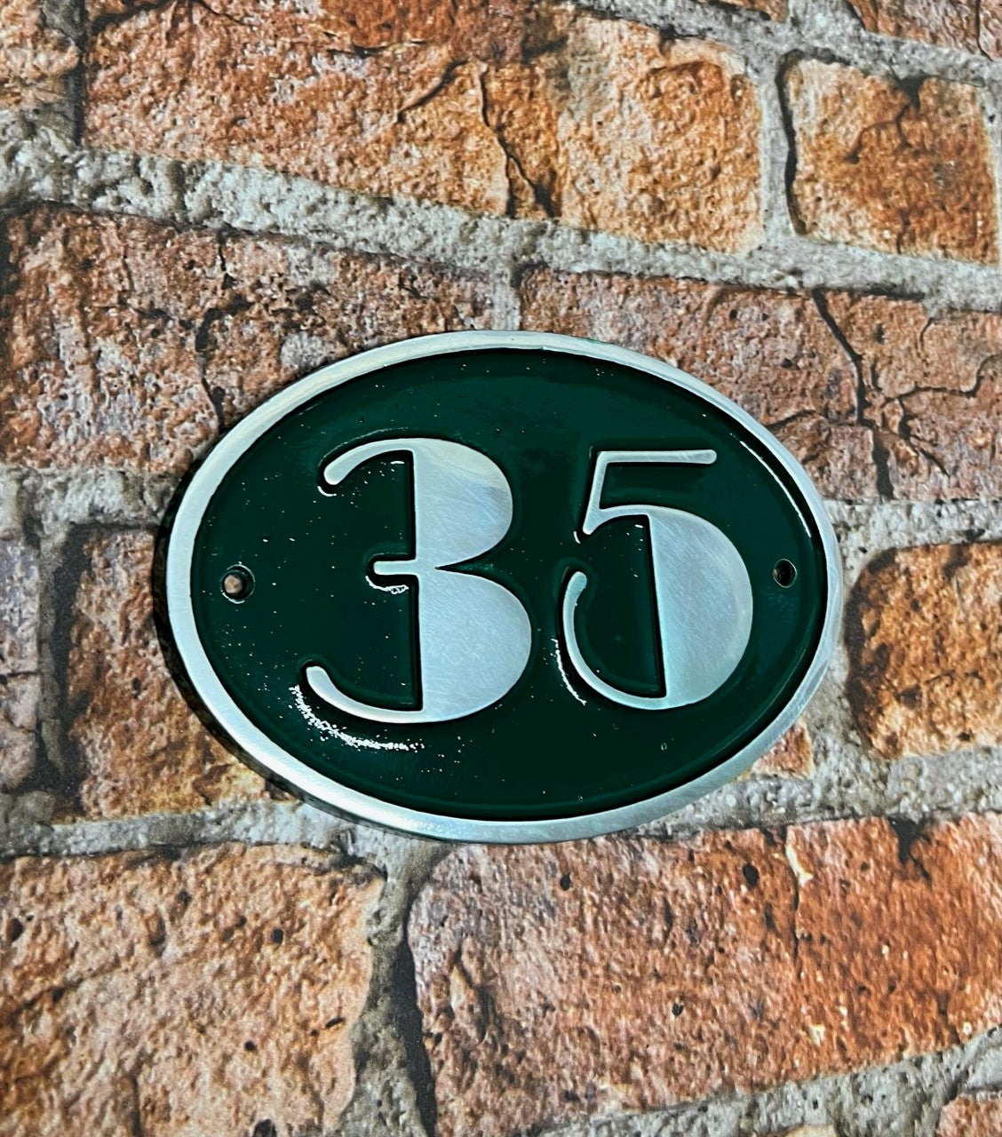 House Number Sign Art Deco
