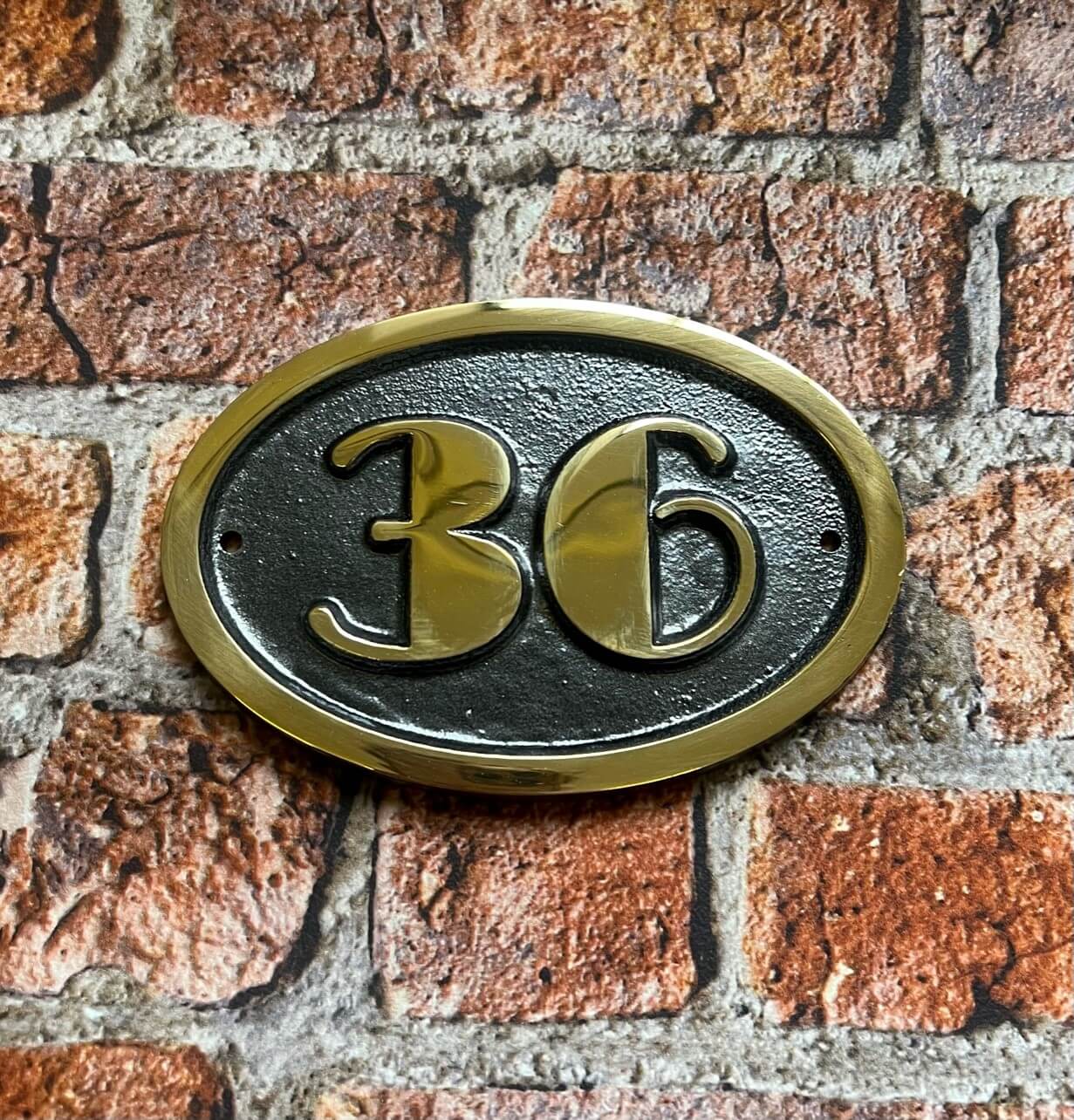 house number sign art deco gunmetal background