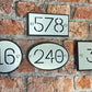 Contemporary house signs