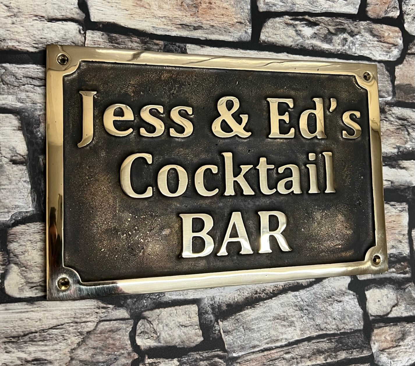Rustic Bronze Sign Bronze Plaques Custom Made Signs