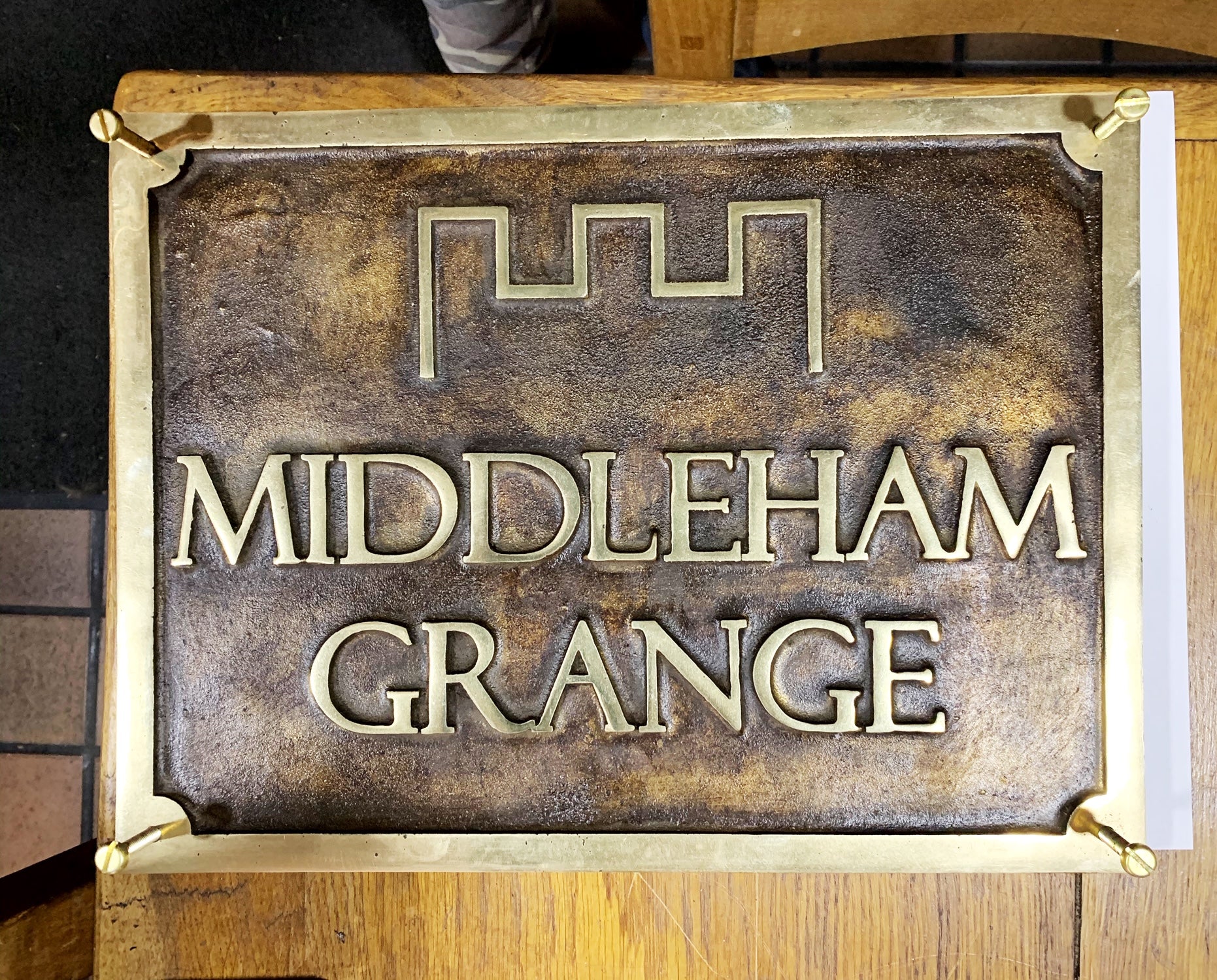Bronze Plaques custom made signs