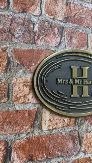 video of custom wedding plaque