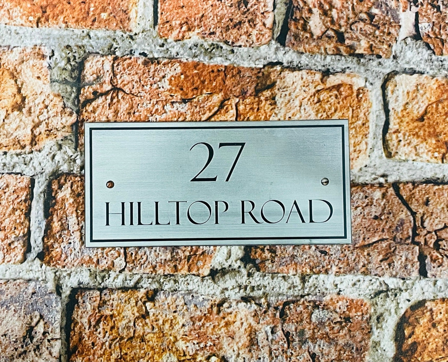 house name signs