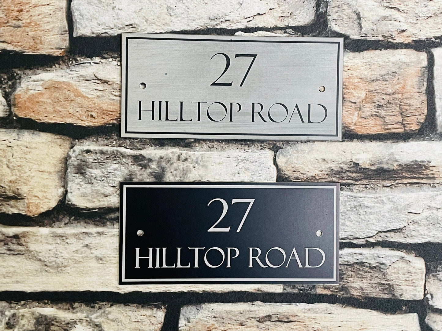 house name signs