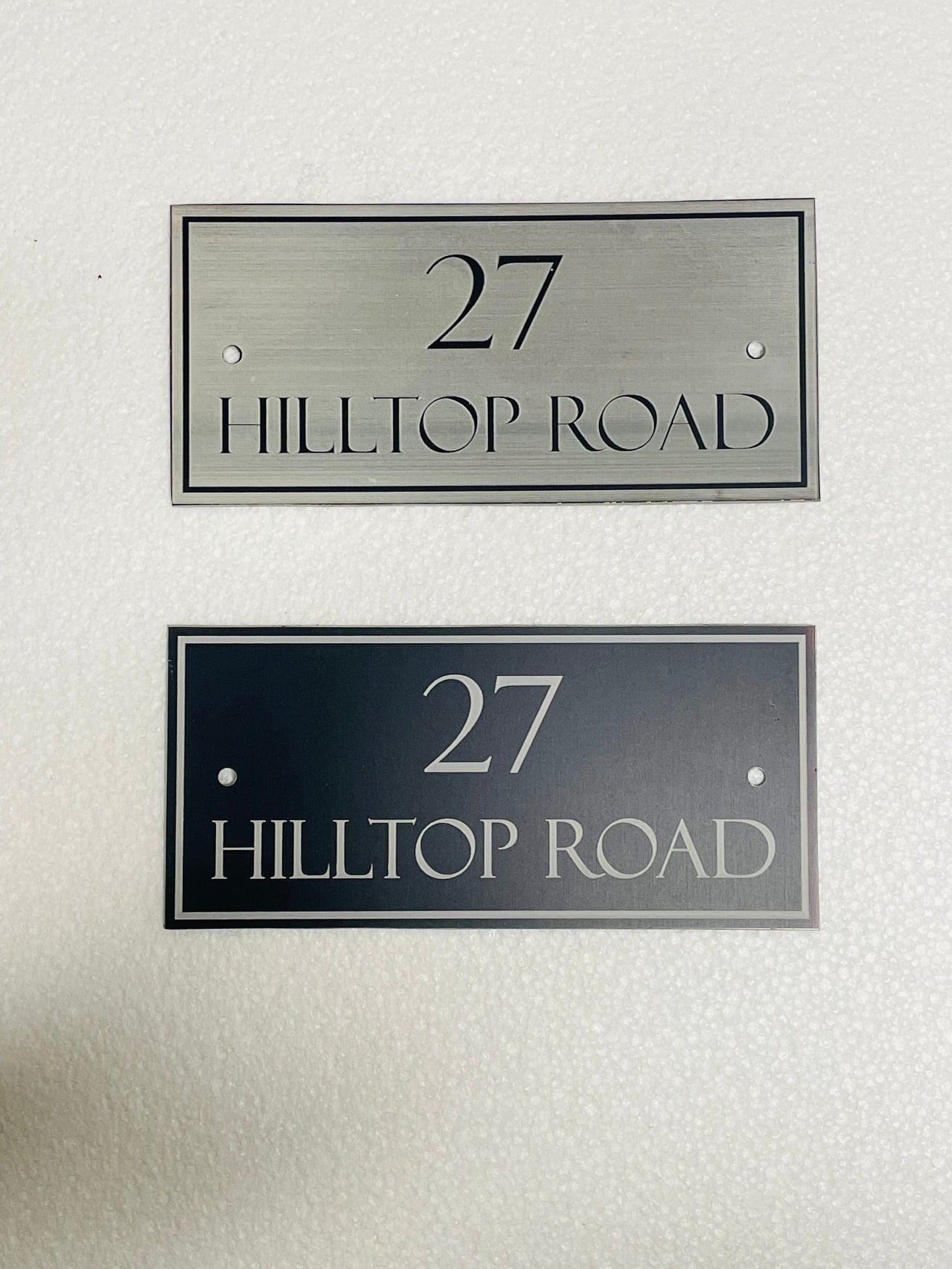 house name signs