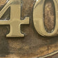 House Number Sign Cast Bronze Plaque