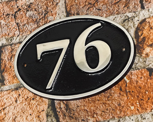 House Number Sign Georgia font