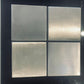 Brushed Metal Square Wall Tiles Silver