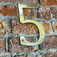 House Number Bronze no.5