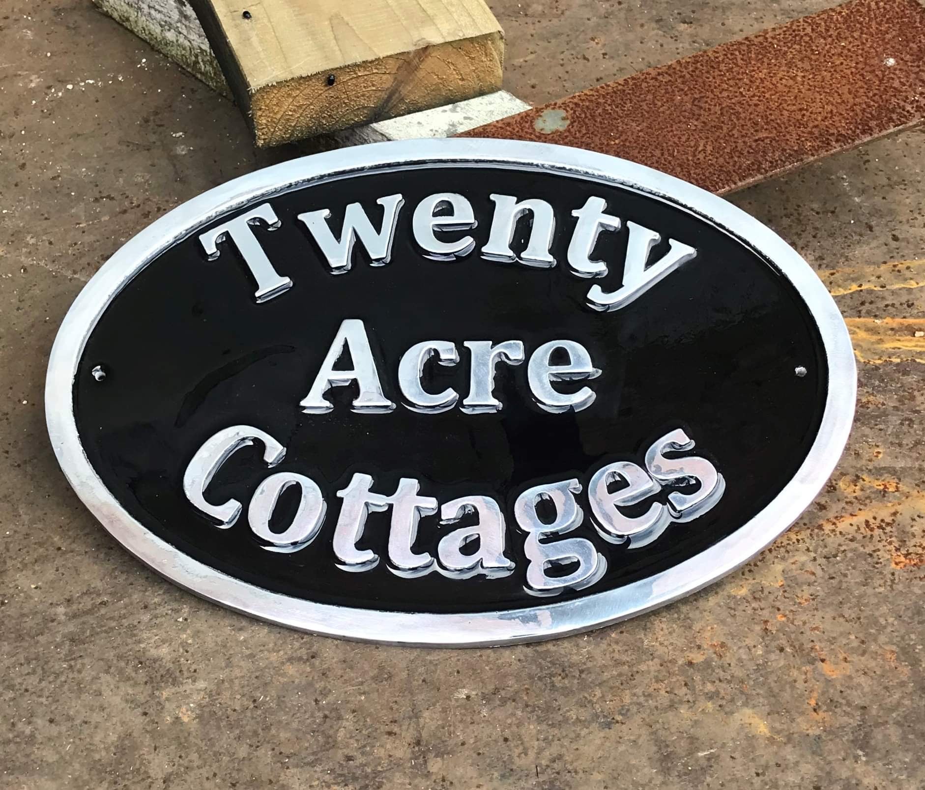 Metal House Sign