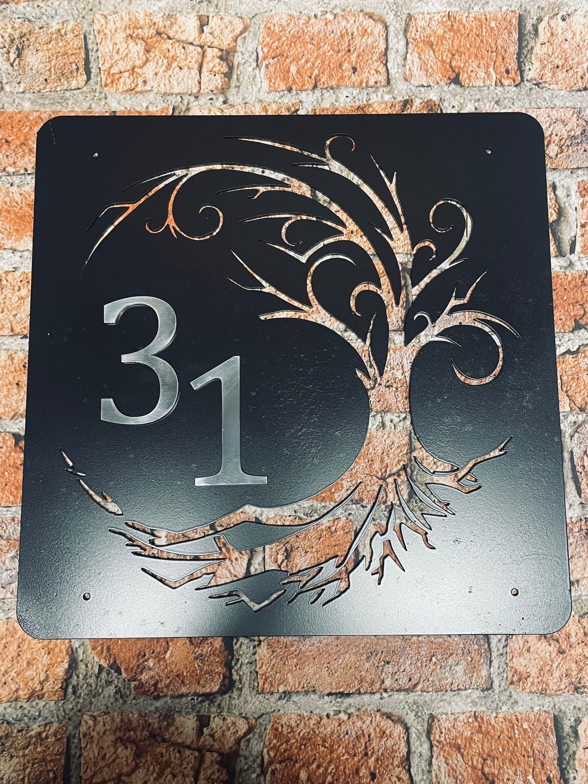 House Number Sign made from Steel